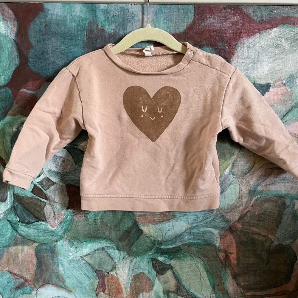 Quincy Mae Smiling Heart Top